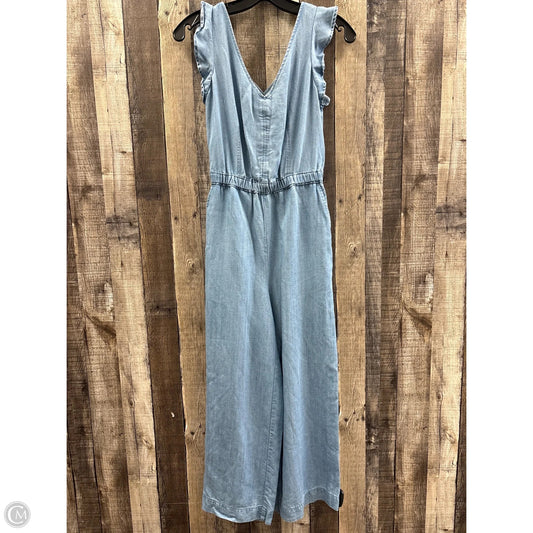 Jumpsuit By Loft In Blue Denim, Size: Xs