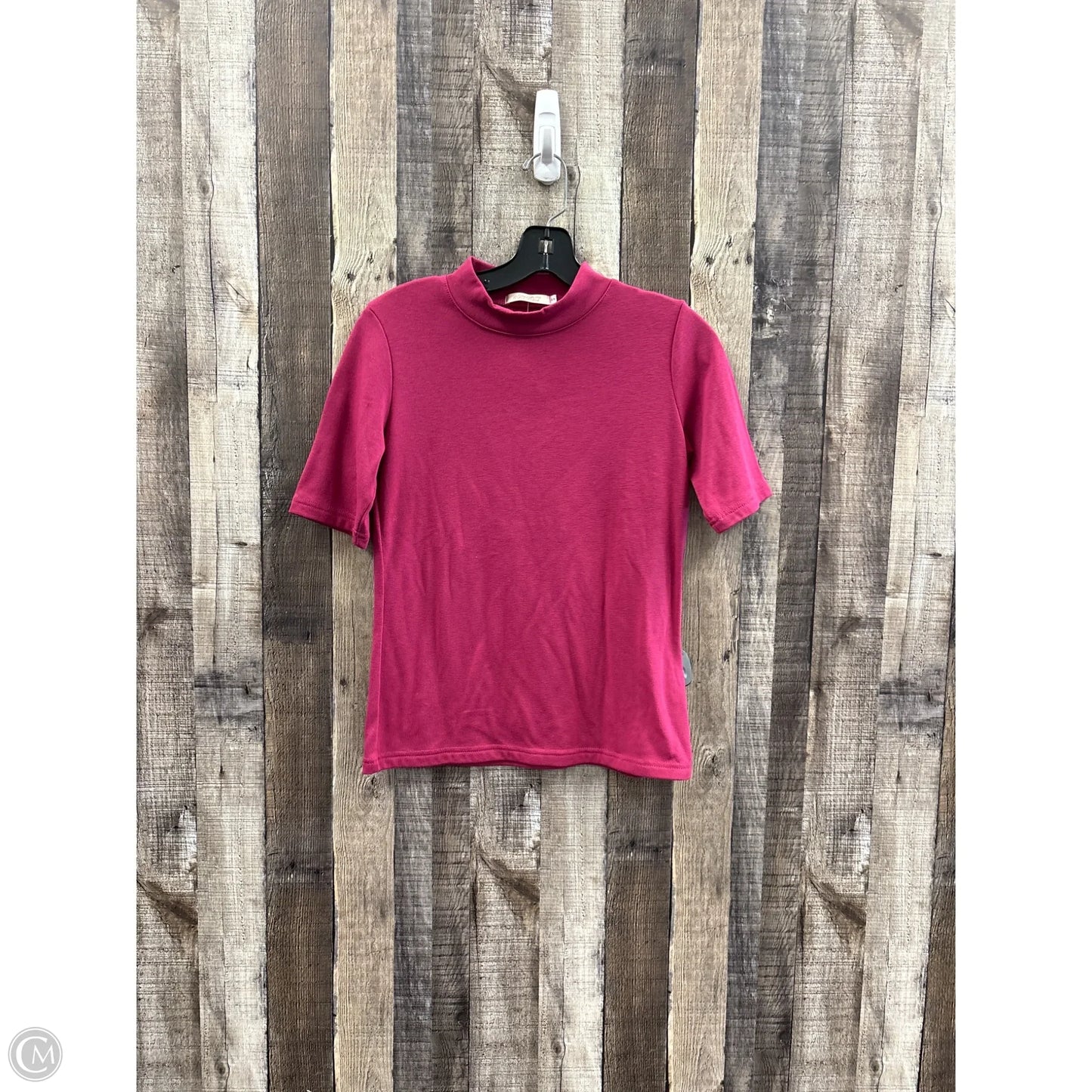 Top Short Sleeve By Cmf In Pink, Size: S