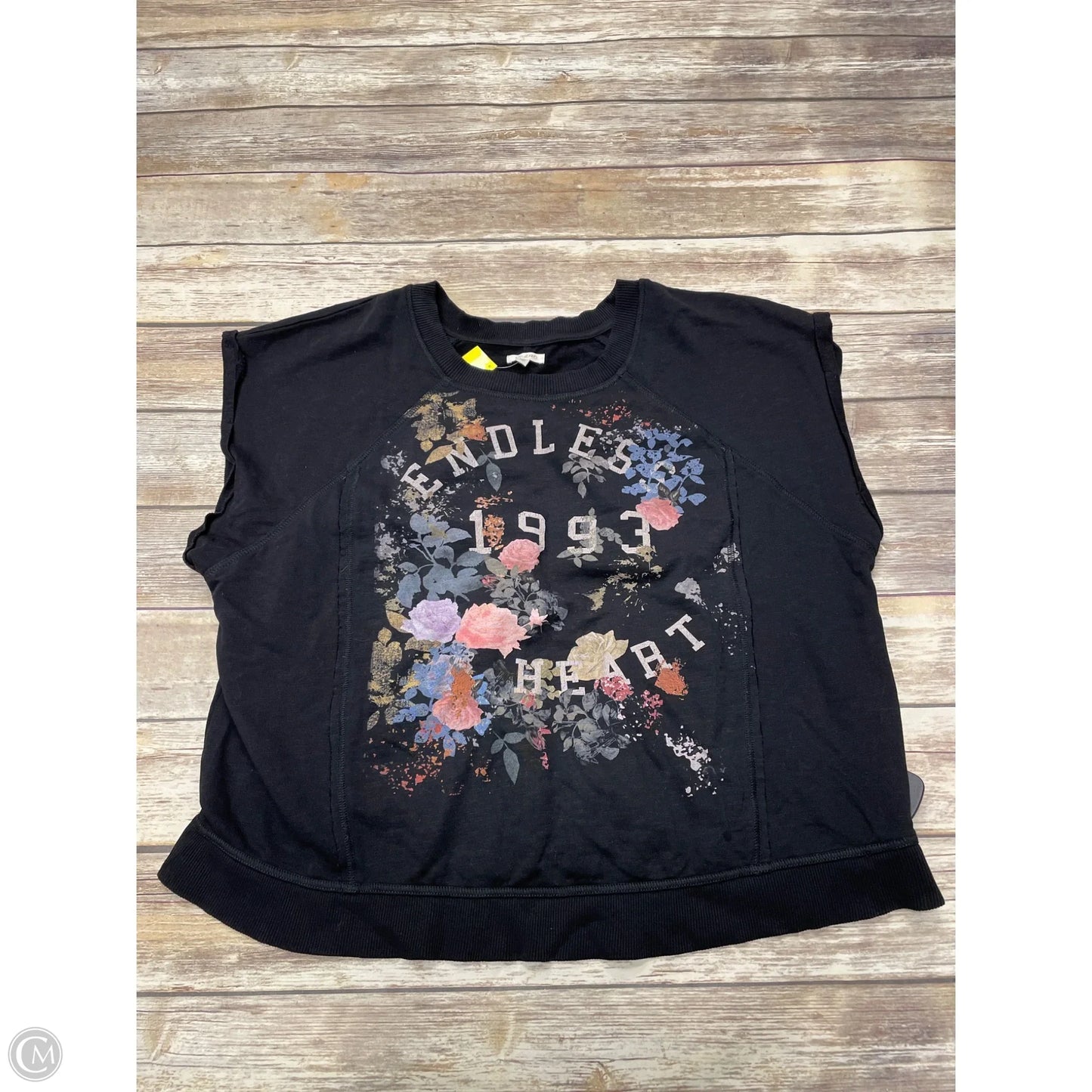 Top Short Sleeve By Pilcro In Black, Size: 2x