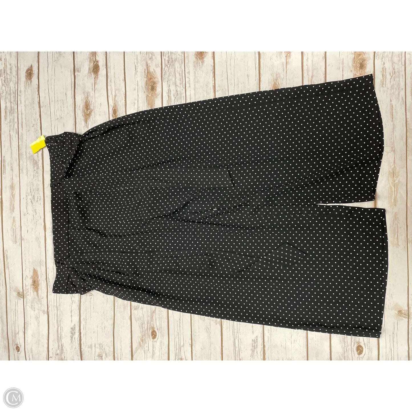 Pants Wide Leg By Halogen In Polkadot Pattern, Size: Xl