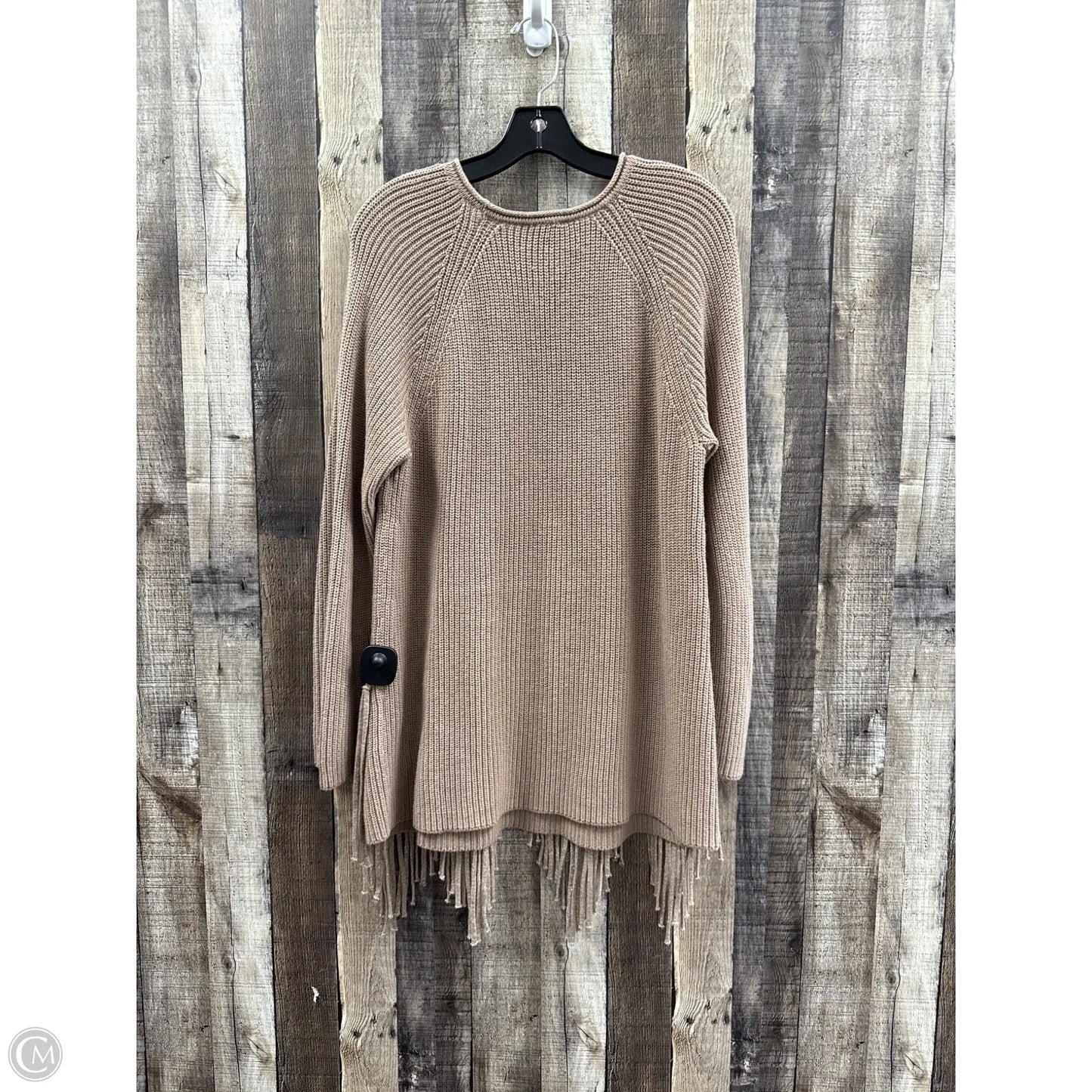 Sweater By Chicos In Brown, Size: L