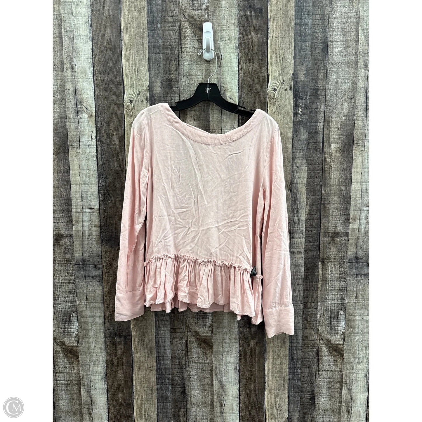 Top Long Sleeve By Cloth & Stone In Pink, Size: Xs