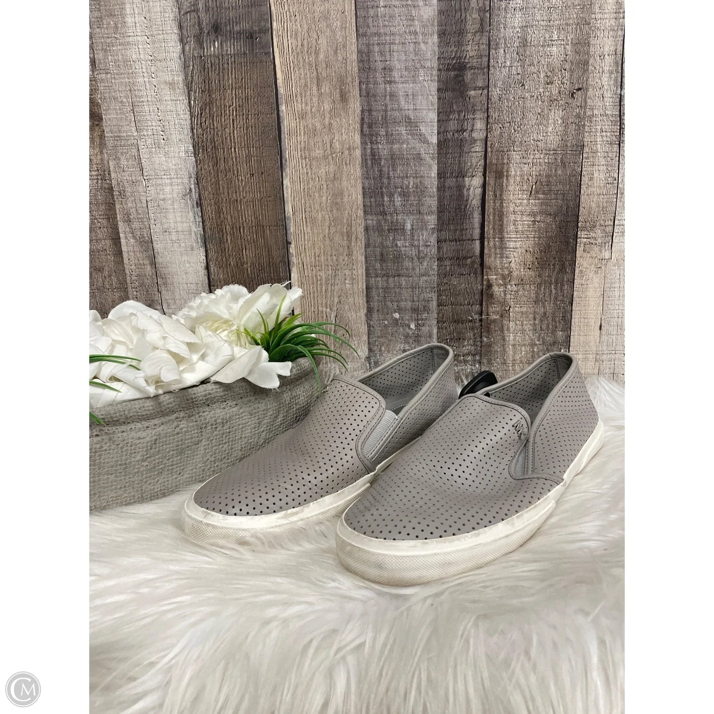 Shoes Designer By Michael Kors In Grey, Size: 8