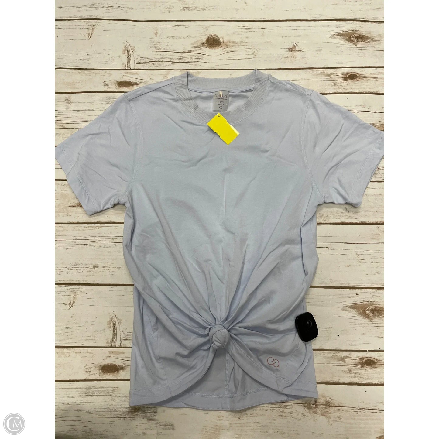 Athletic Top Short Sleeve By Calia In Blue, Size: Xs