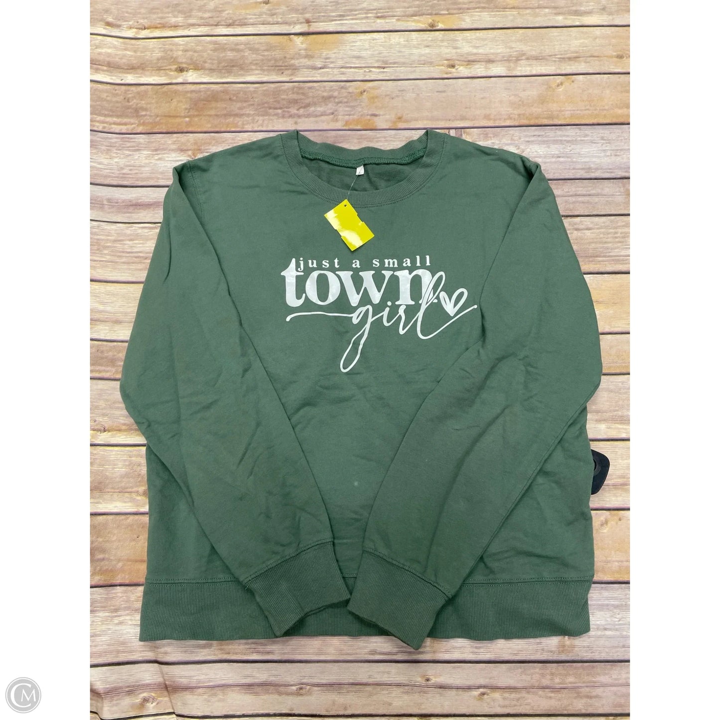 Sweatshirt Crewneck By Cmf In Green, Size: L
