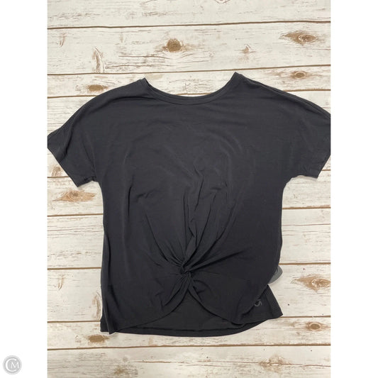 Athletic Top Short Sleeve By Gapfit In Black, Size: Xs