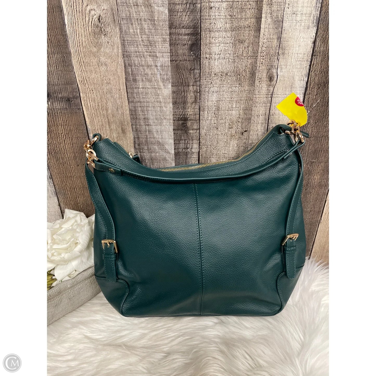 Handbag Leather By Cme, Size: Large