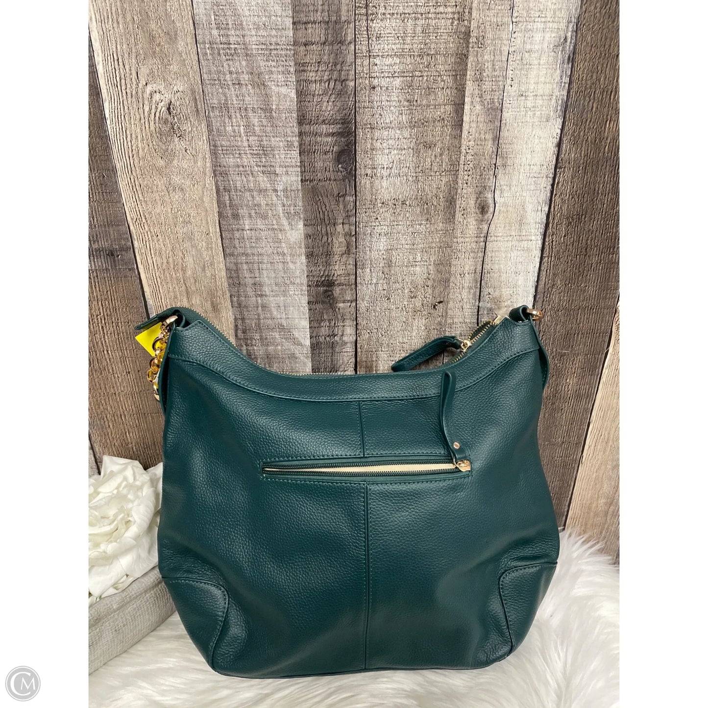 Handbag Leather By Cme, Size: Large