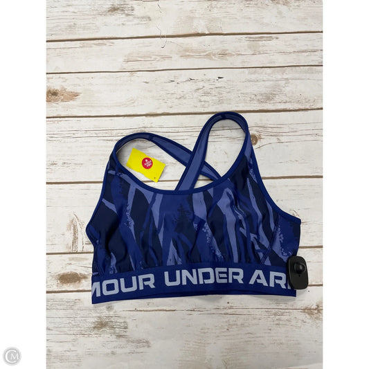 Athletic Bra By Under Armour In Blue, Size: M