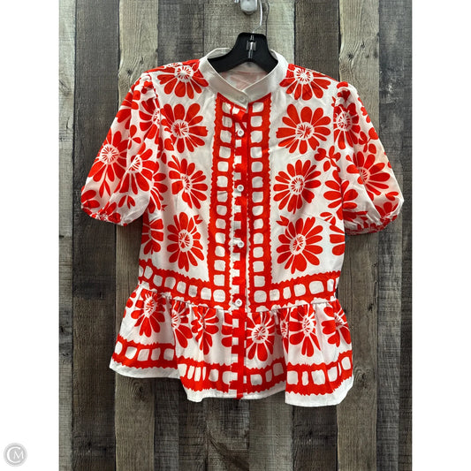 Top Short Sleeve By Shein In Multi-colored, Size: S