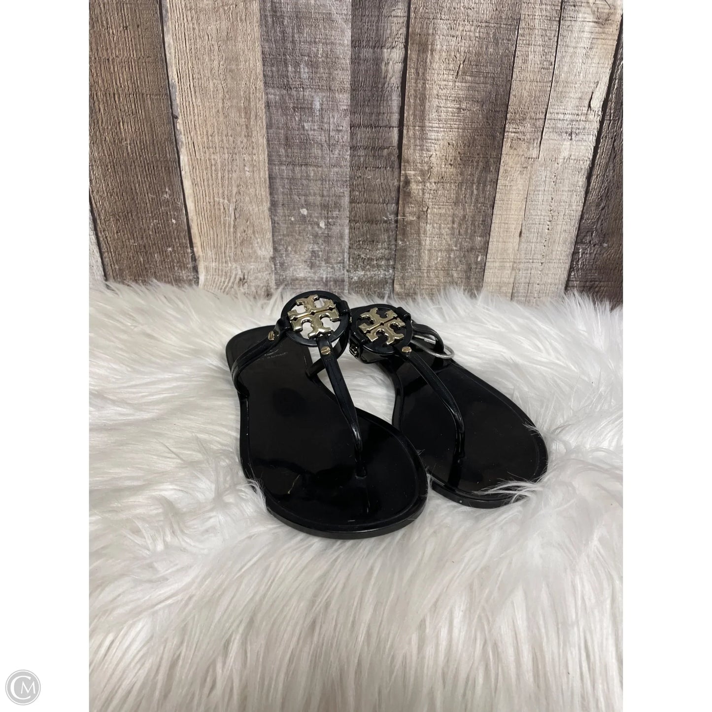 Sandals Designer By Tory Burch In Black, Size: 7