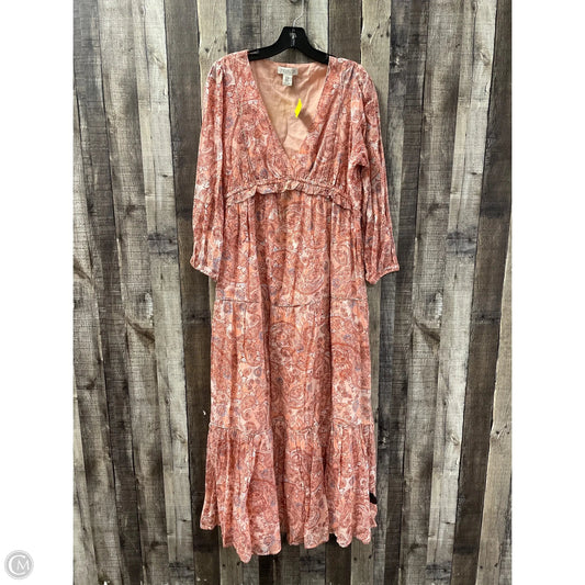 Dress Casual Maxi By Rachel Zoe In Peach, Size: M