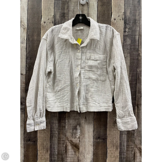 Top Long Sleeve By Z Supply In Striped Pattern, Size: S