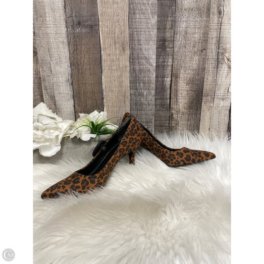 Shoes Heels Stiletto By Nordstrom In Animal Print, Size: 7