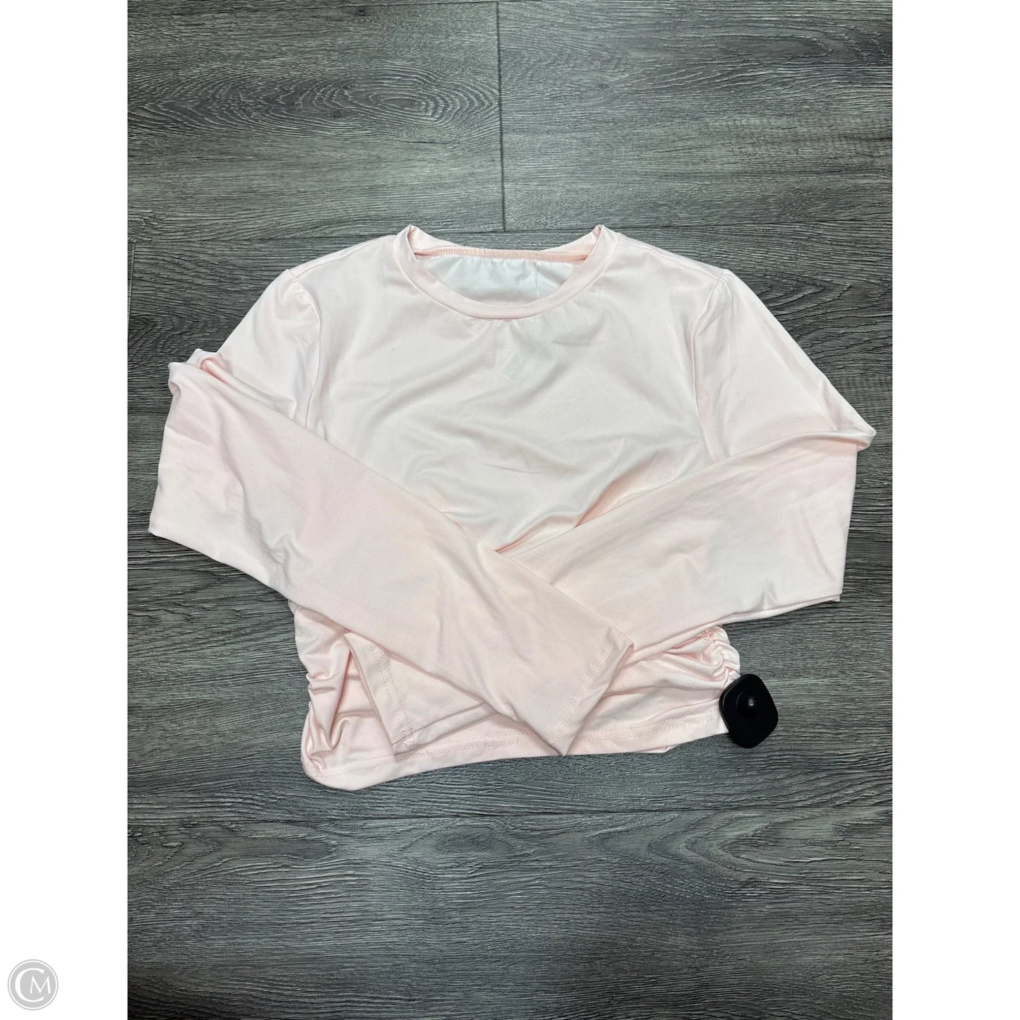 Top Long Sleeve By Cmf In Peach, Size: M