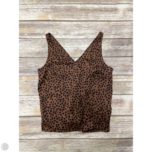 Top Sleeveless By Old Navy In Animal Print, Size: S
