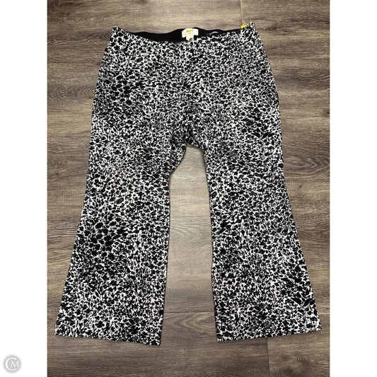 Pants Lounge By Maeve In Black & White, Size: L