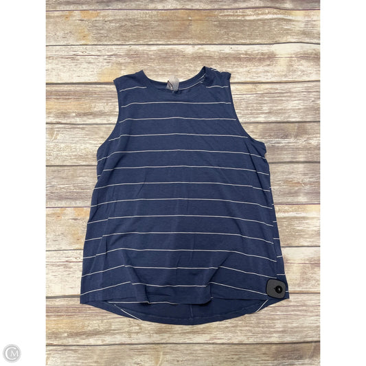 Top Sleeveless By Calia In Blue, Size: L