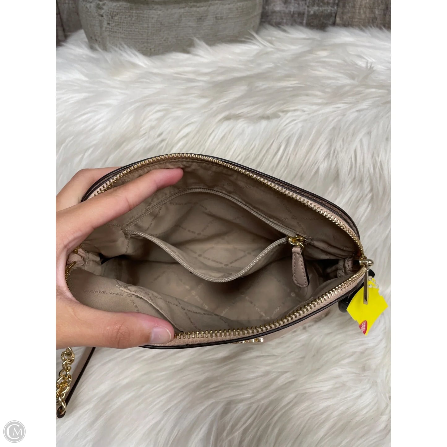 Crossbody Designer By Michael Kors, Size: Medium