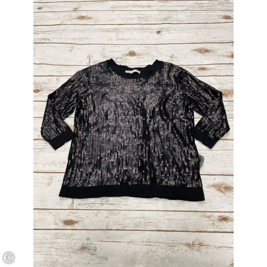Top 3/4 Sleeve By Cme In Black, Size: M