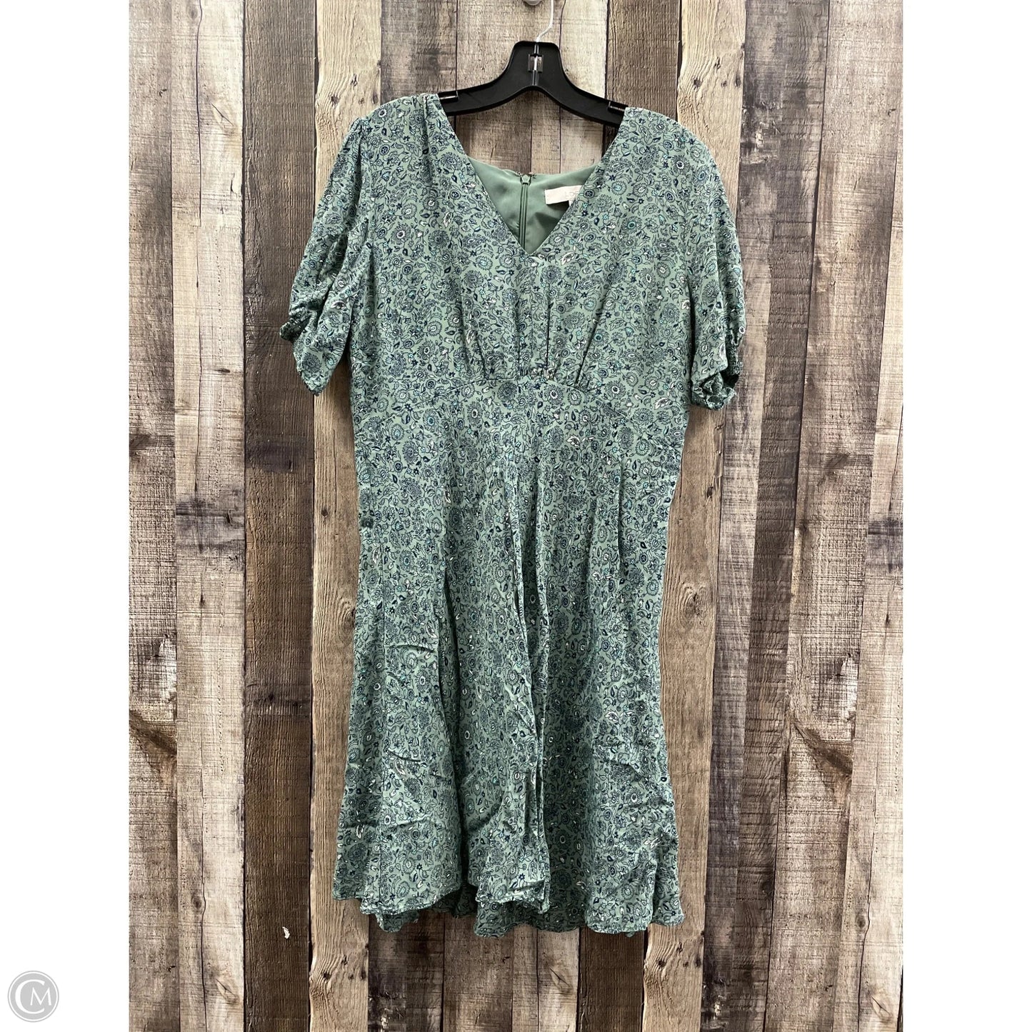 Dress Casual Midi By Loft In Green, Size: M