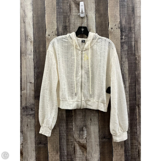 Top Long Sleeve By Dazy In Ivory, Size: M