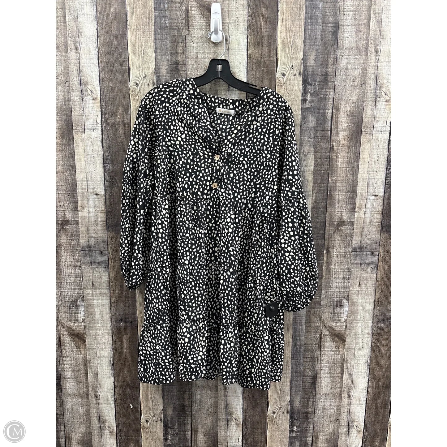 Dress Casual Short By Kirundo In Animal Print, Size: S