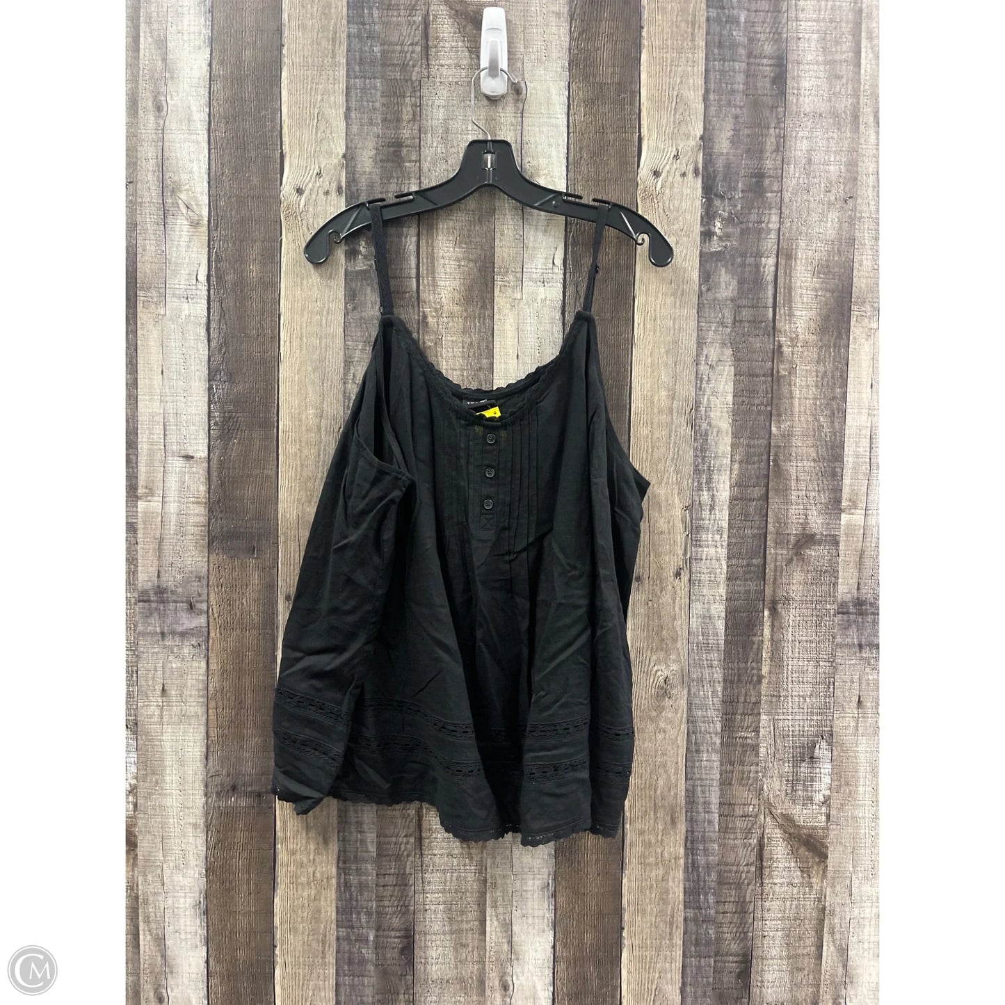 Top Sleeveless By Torrid In Black, Size: 3x