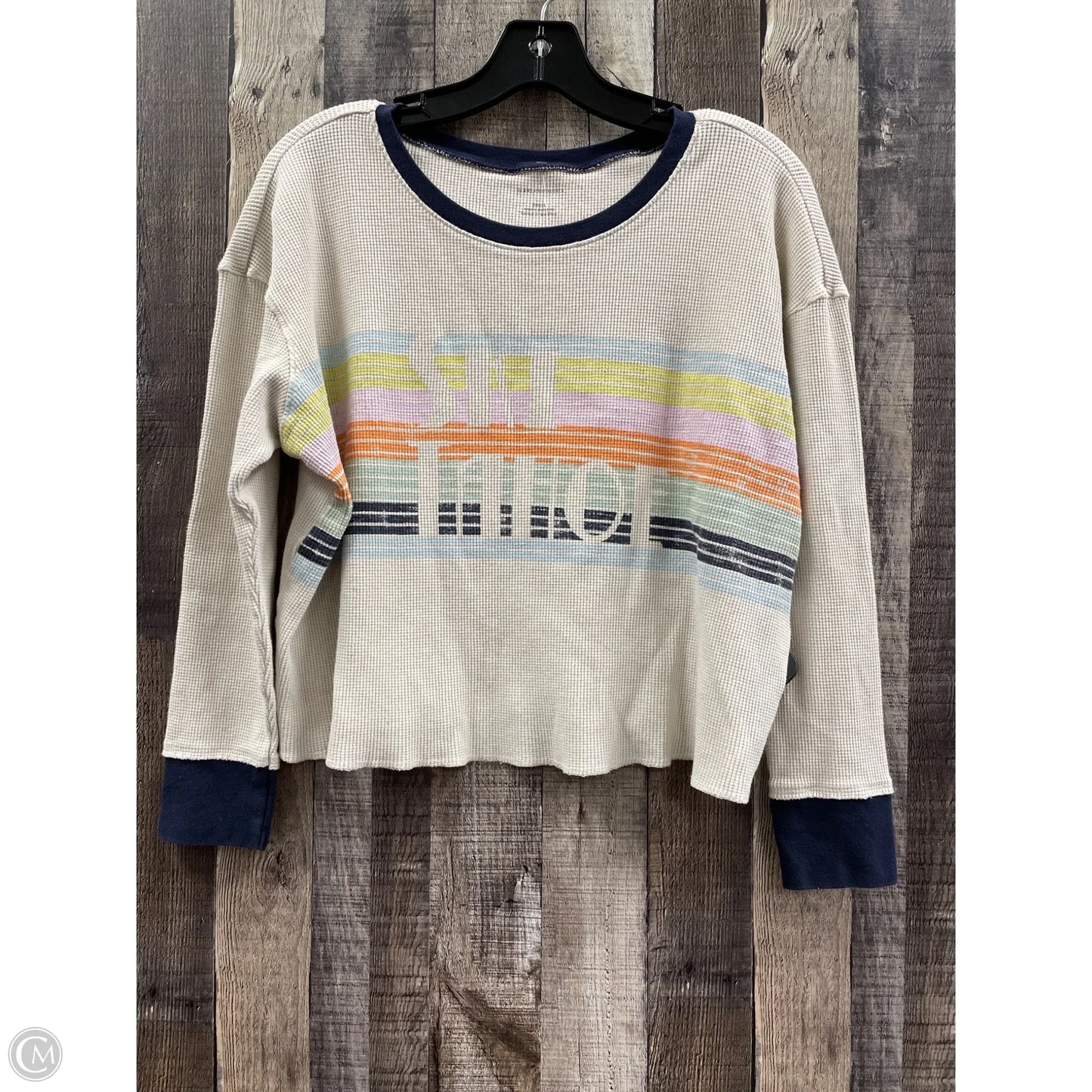 Top Long Sleeve By Anthropologie In Multi-colored, Size: S