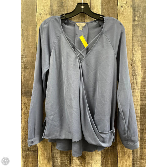 Top Long Sleeve By Belle + Sky In Blue, Size: S