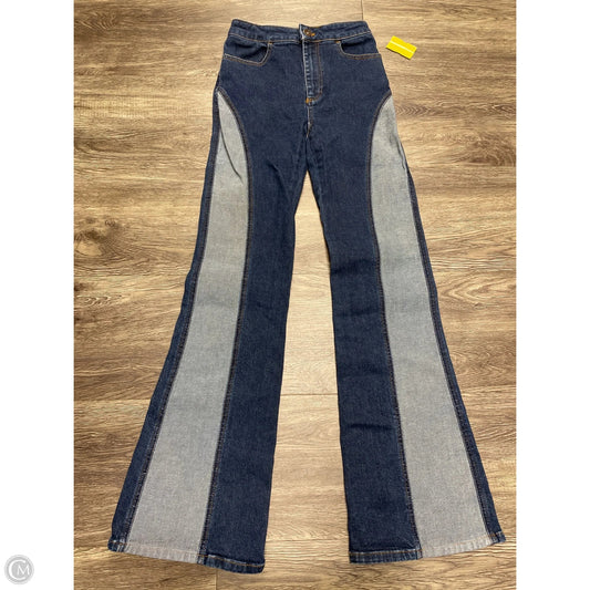 Jeans Flared By We The Free In Blue Denim, Size: 0