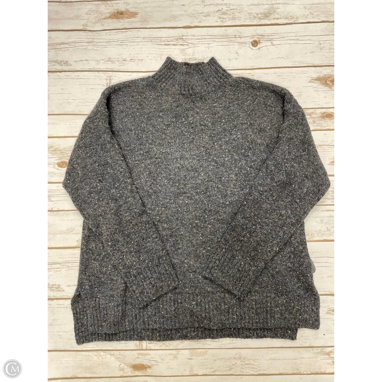 Sweater By Well Worn In Grey, Size: L