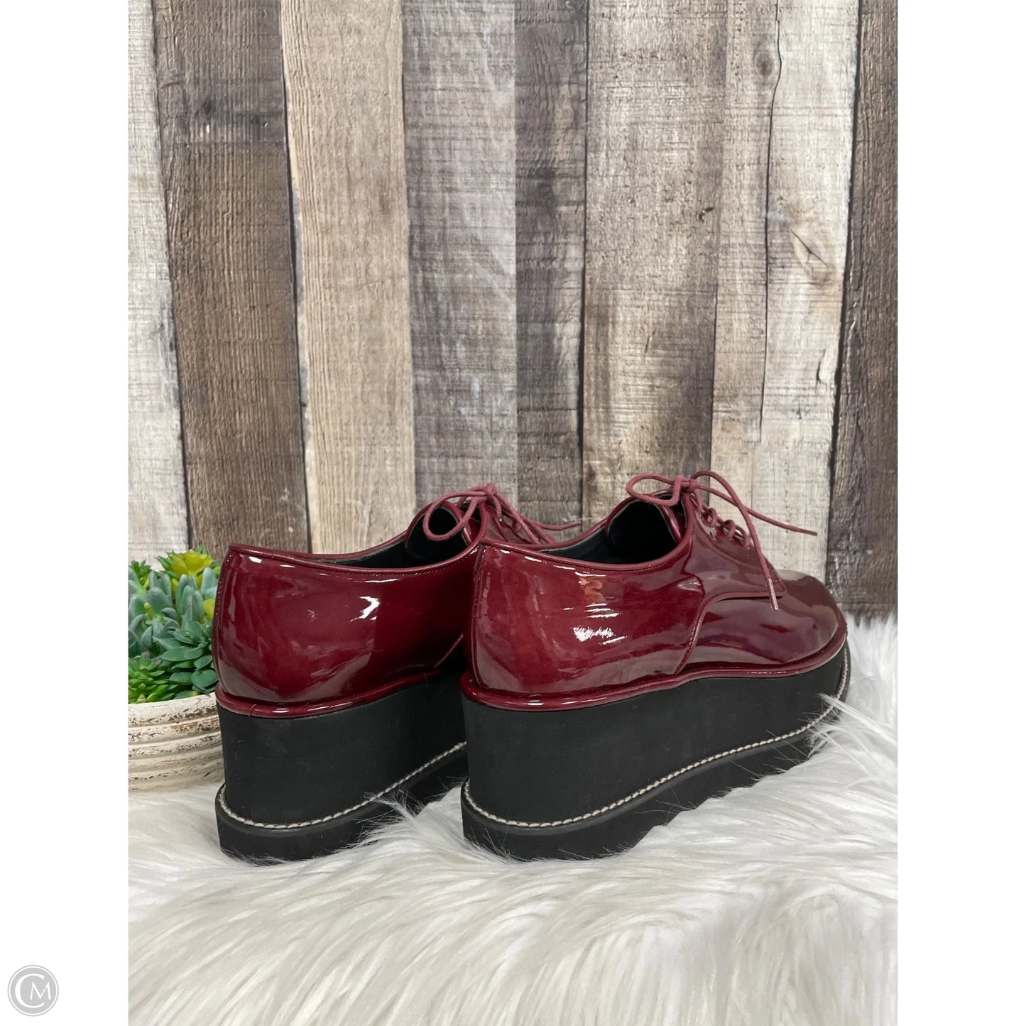 Shoes Designer By Stuart Weitzman In Maroon, Size: 7.5