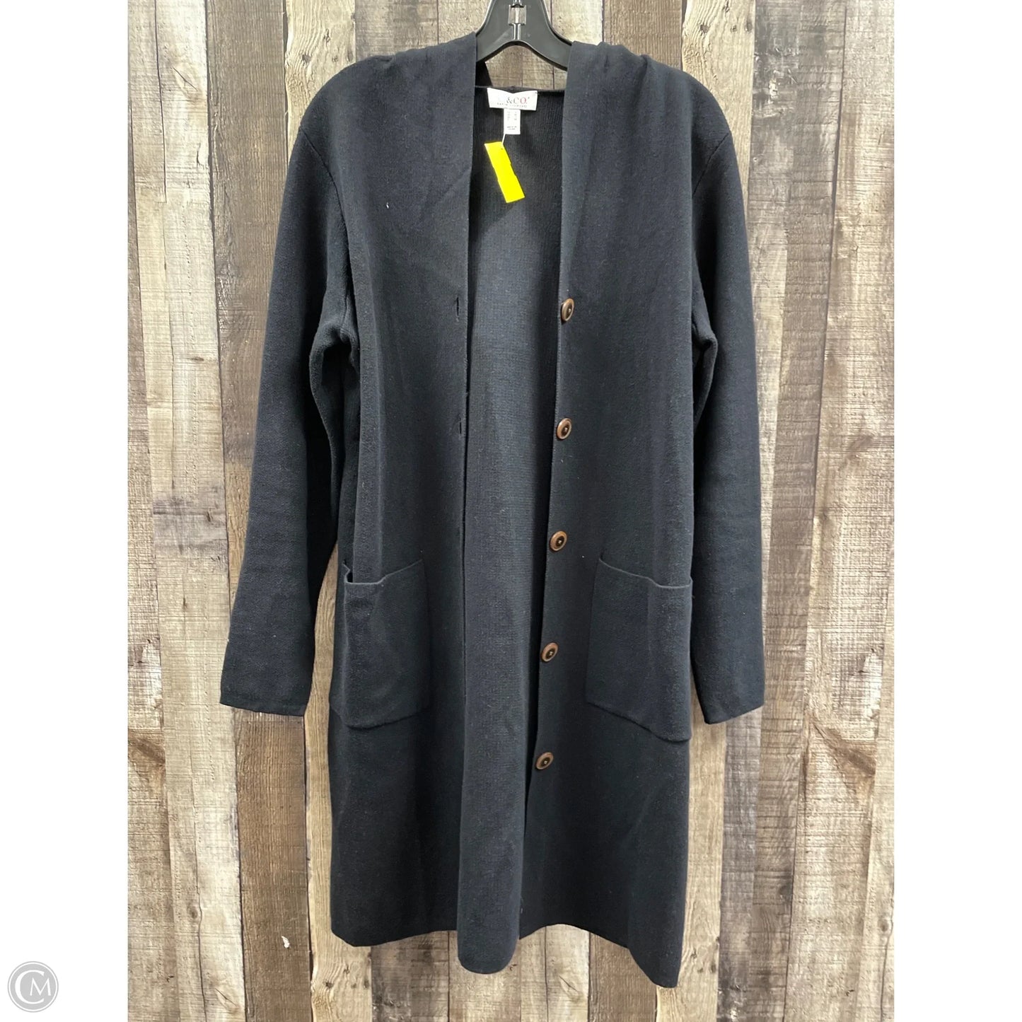 Cardigan By D&co. In Black, Size: S