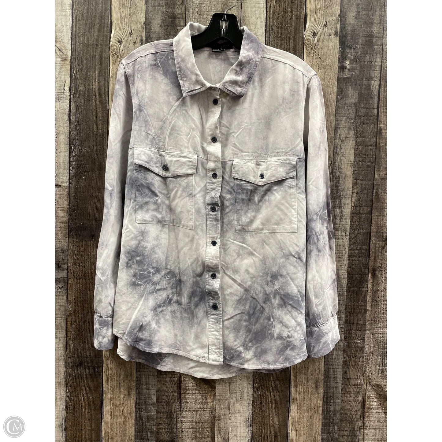 Top Long Sleeve By Sanctuary In Tie Dye Print, Size: S