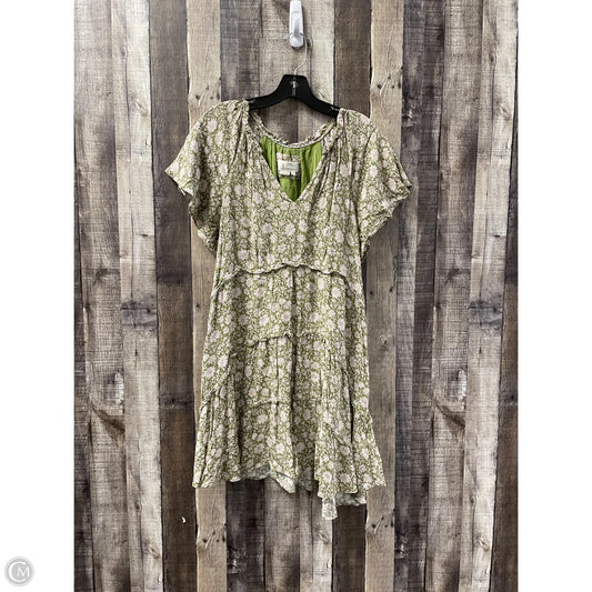 Dress Casual Short By Anthropologie In Green, Size: M