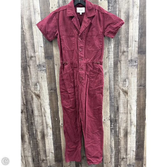 Jumpsuit By Pistola In Maroon, Size: S