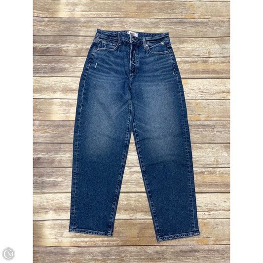Jeans Straight By Paige In Blue Denim, Size: 8
