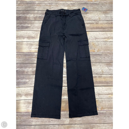 Jeans Wide Leg By Kut In Black Denim, Size: 6