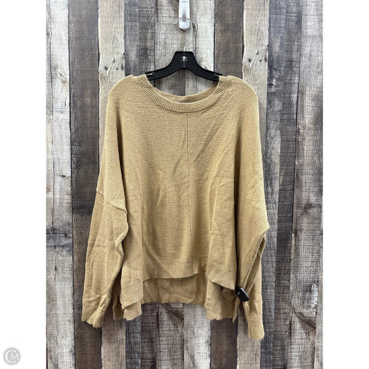 Sweater By Eddie Bauer In Tan, Size: 2x