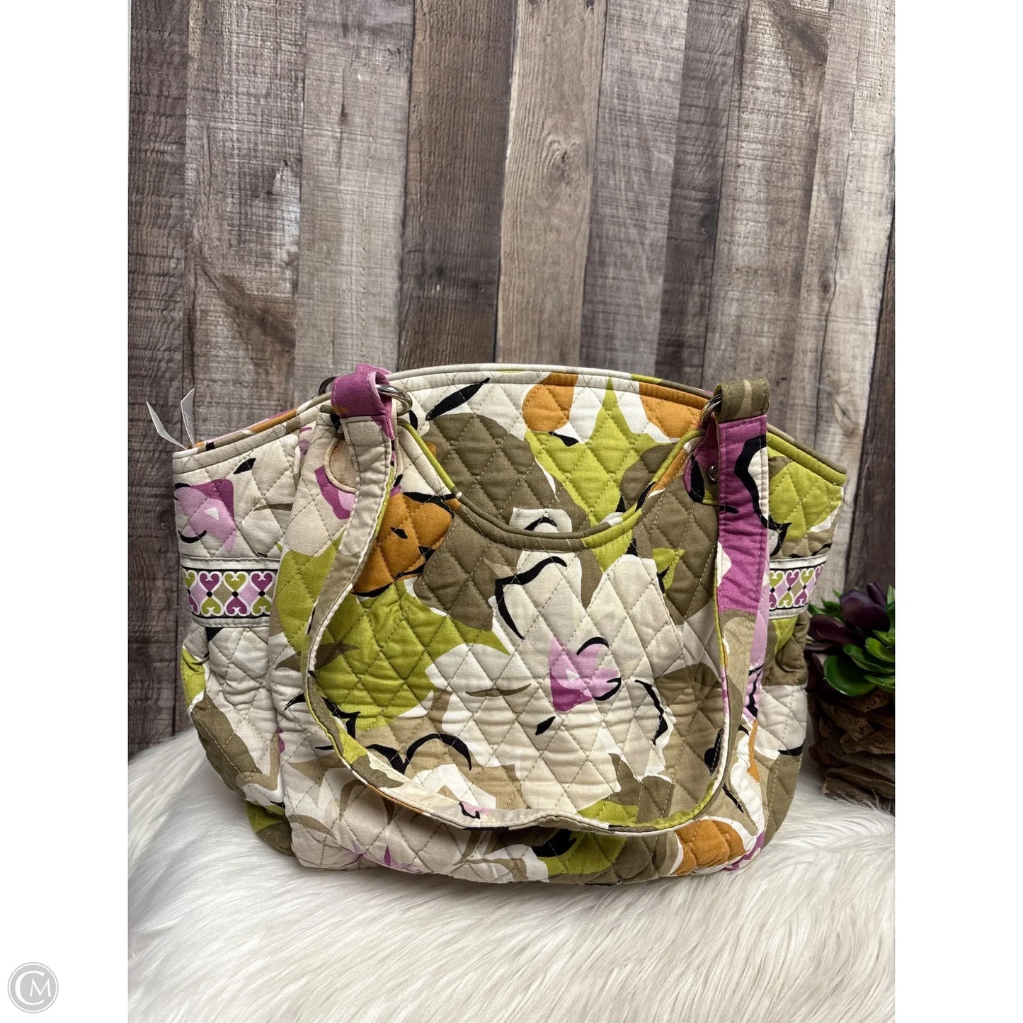 Handbag By Vera Bradley, Size: Medium