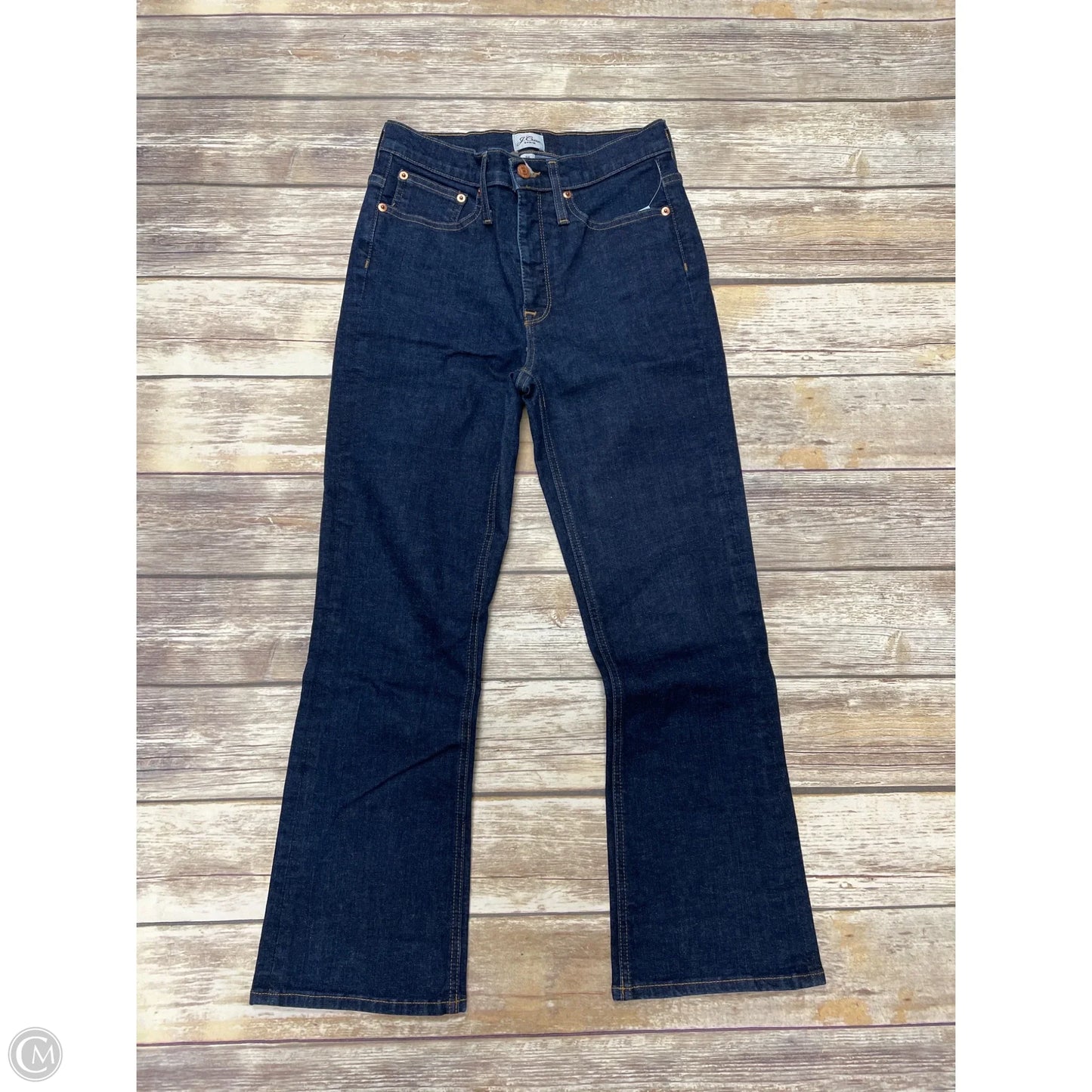 Jeans Boot Cut By J. Crew In Blue Denim, Size: 2