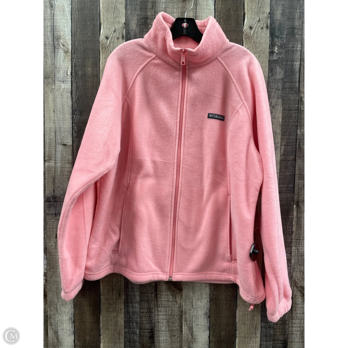 Jacket Fleece By Columbia In Pink, Size: Xxl