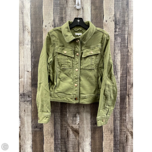 Jacket Denim By Maurices In Green Denim, Size: M