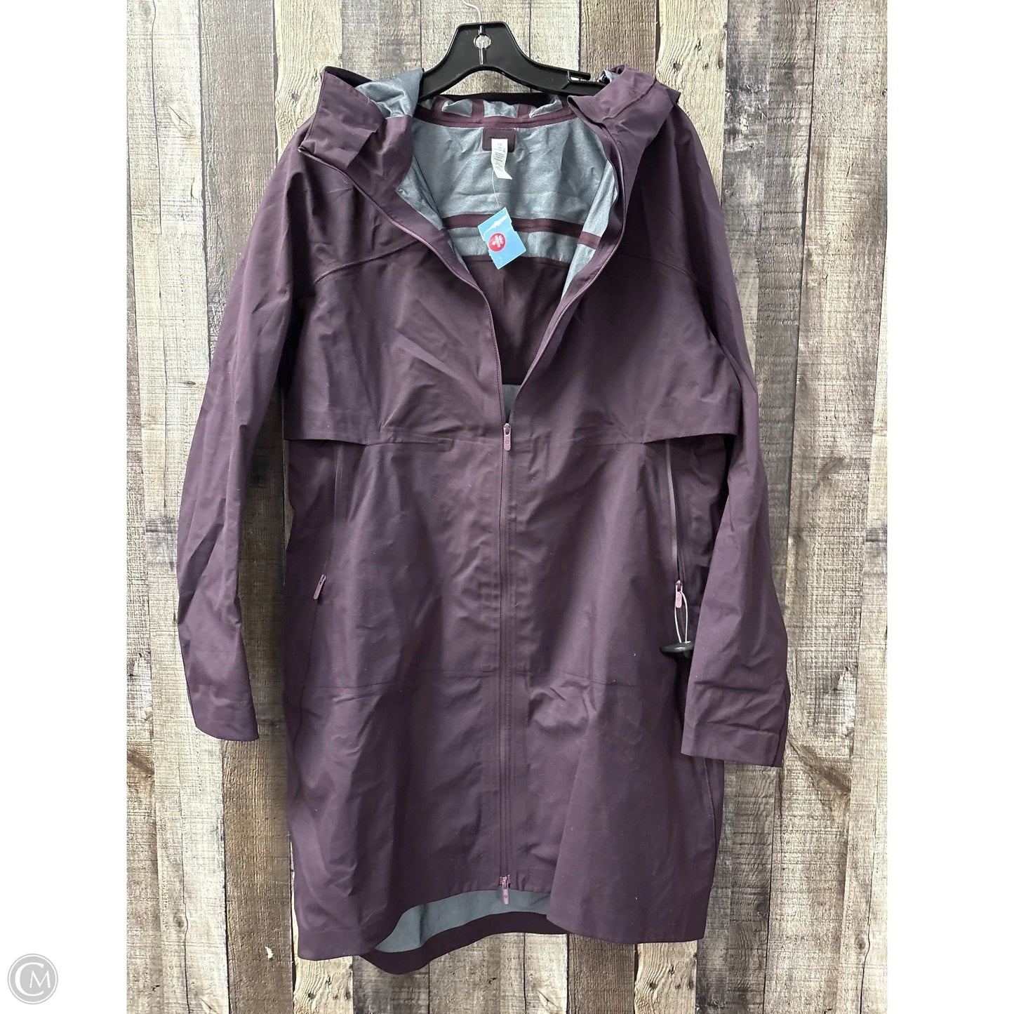 Athletic Jacket By Lululemon In Purple, Size: 10