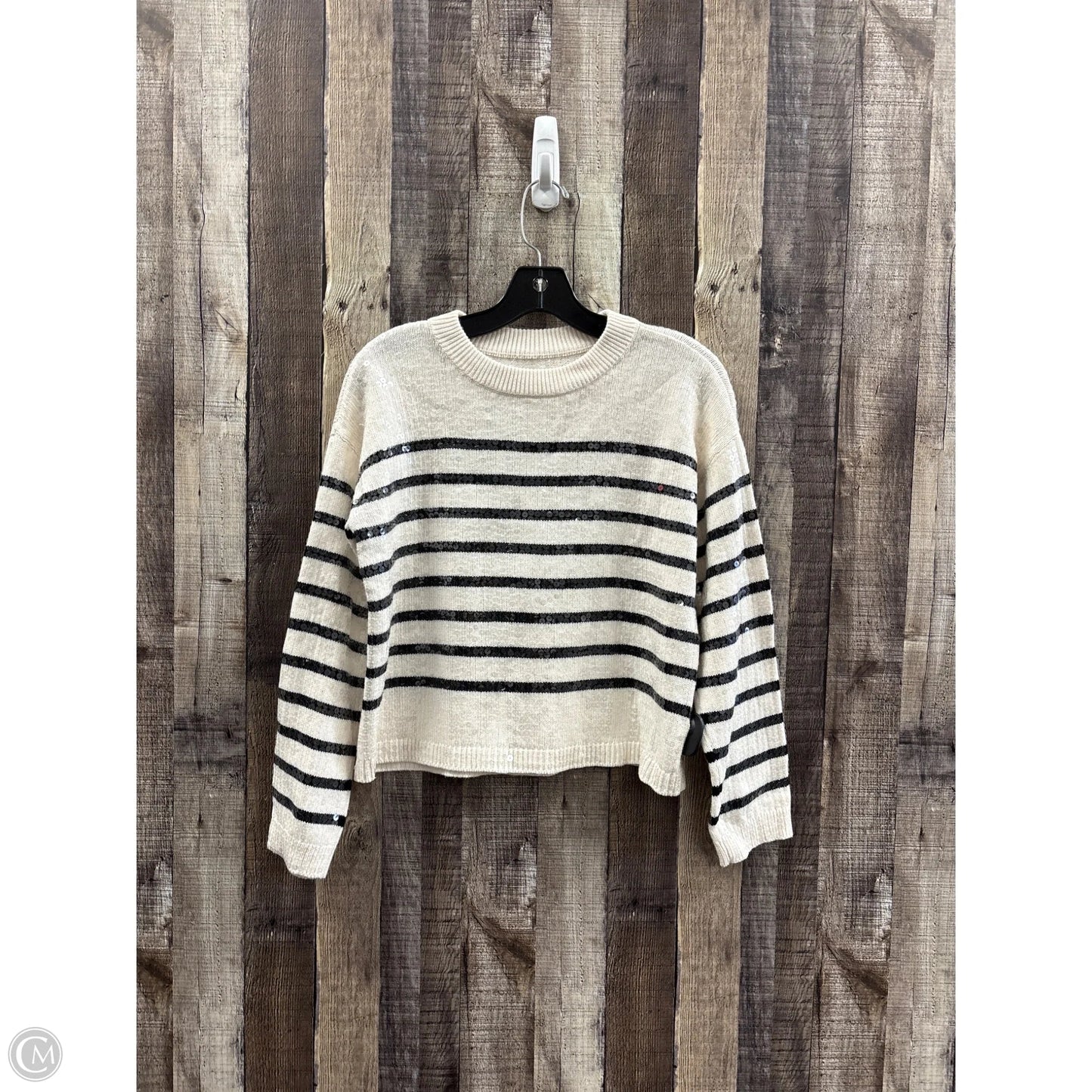 Sweater By Loft In Cream, Size: Xsp