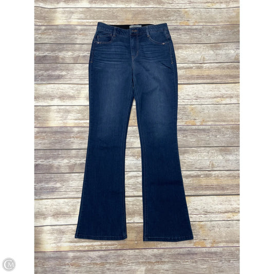 Jeans Boot Cut By Wit & Wisdom In Blue Denim, Size: 6