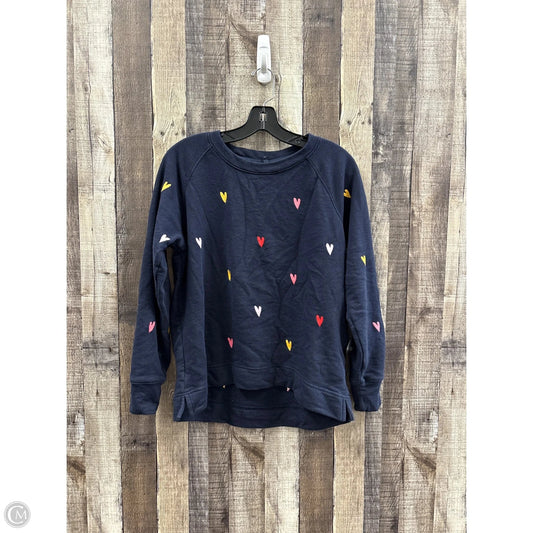 Sweatshirt Crewneck By Lou And Grey In Navy, Size: S
