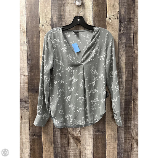 Top Long Sleeve By Ann Taylor In Grey, Size: Xsp