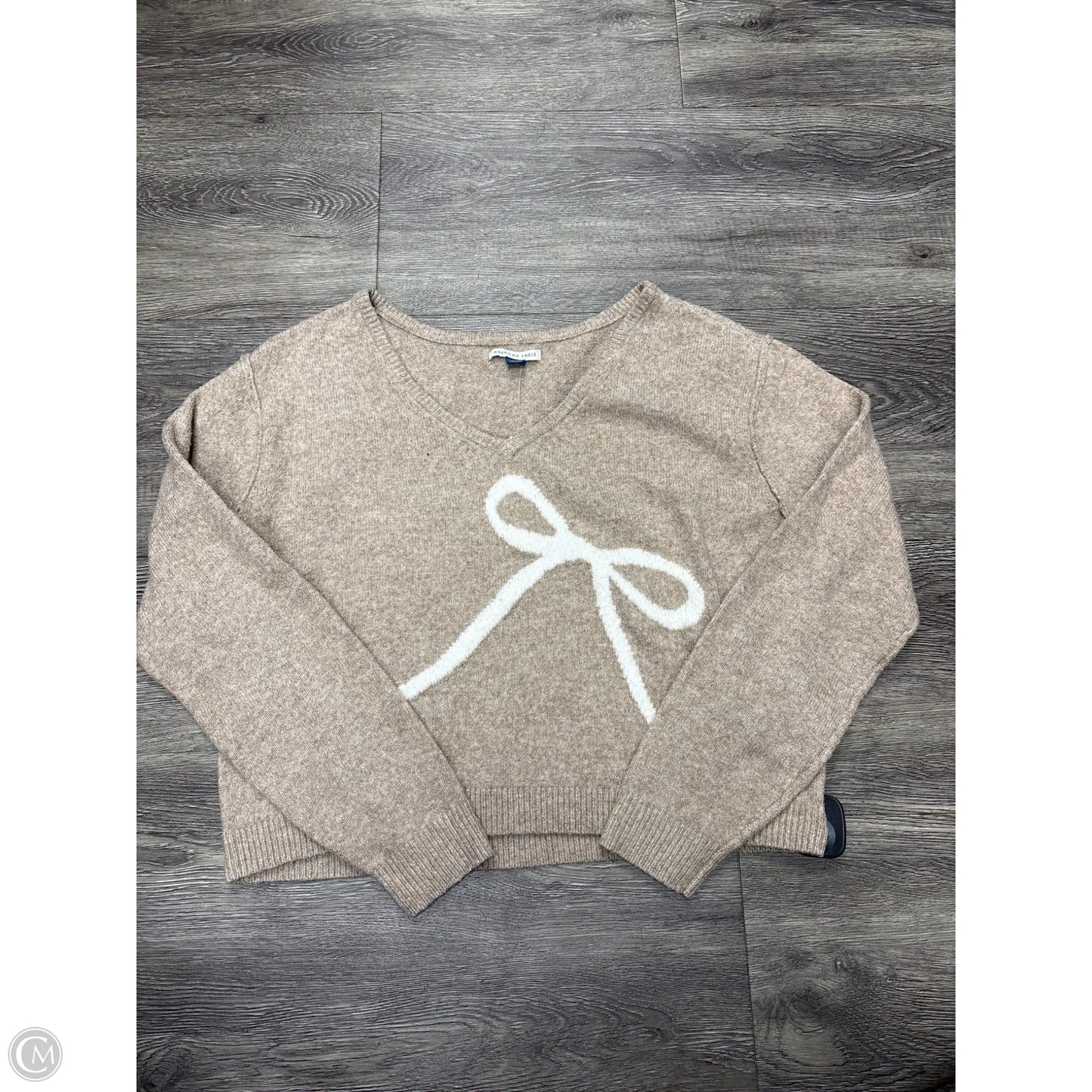 Sweater By American Eagle In Brown, Size: Xs